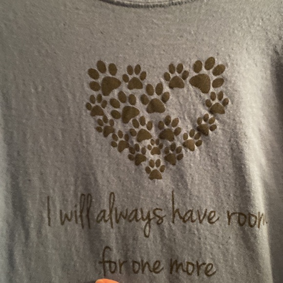 Hanes paw-print cotton tee, 2X - Picture 2 of 5